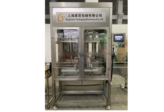 automatic dressing bottle filling capping and labeling machine with video