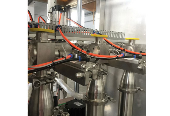 automatic ketchup metal can filling capping and labeling machine with video