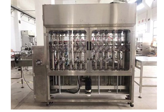 automatic ketchup metal can filling capping and labeling machine with video