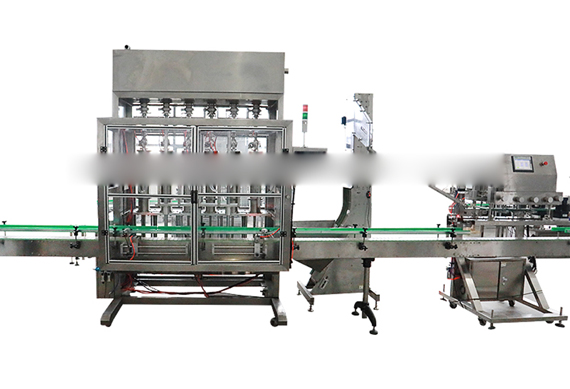 automatic barbecue sauce bottle filling capping and labeling machine with video