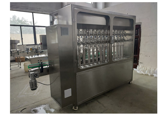 automatic barbecue sauce bottle filling capping and labeling machine with video