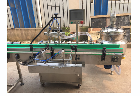 automatic body spray filling capping labeling machine