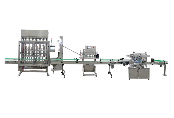 manufacturer various liquid, thick liquid, viscous liquid filling capping and labeling machine