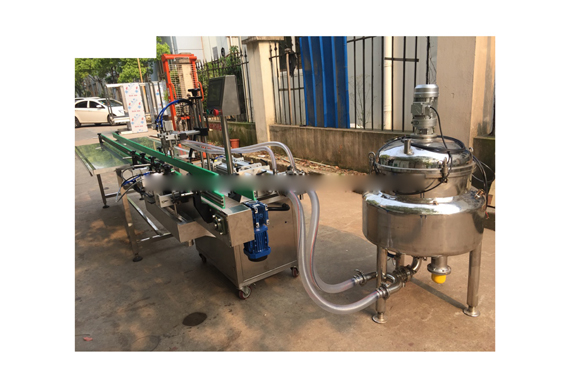 Shanghai factory piston cream filling 2 heads machine cream bottling filler machine two nozzles filling machine for cream