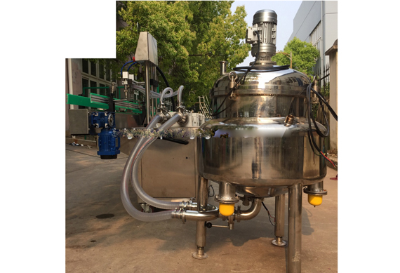 Shanghai factory piston cream filling 2 heads machine cream bottling filler machine two nozzles filling machine for cream