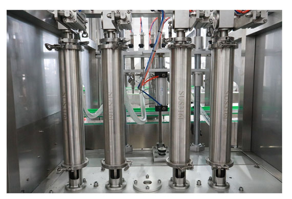 Automatic hemp oil bottle filling capping and labeling machine with video