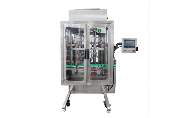 Automatic bottle filling capping and labeling machine for viscous liquid