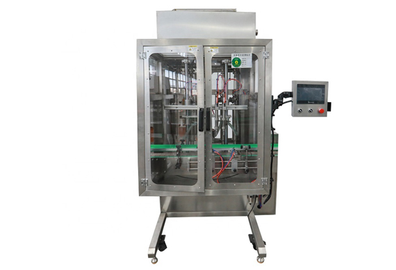 automatic red chilli sauce bottle filling capping and labeling machine with video