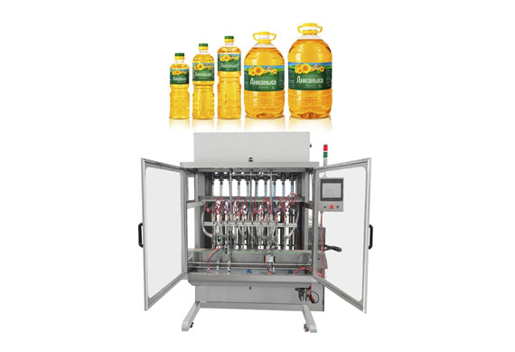 automatic mustard oil bottle filling capping and labeling machine with video