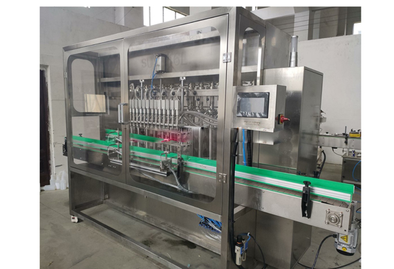 automatic mustard oil bottle filling capping and labeling machine with video