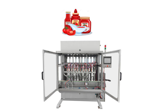 automatic raspberry jam bottle filling capping and labeling machine
