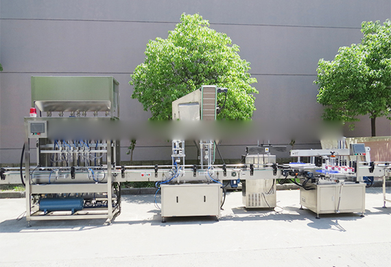 Shanghai factory automatic tincture bottle filling capping labeling machine