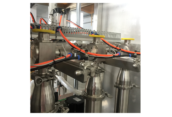 automatic almond oil bottle filling capping and labeling machine