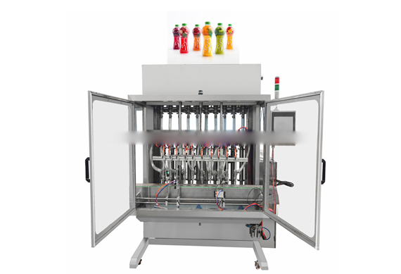 automatic fruit puree bottle filling capping and labeling machine