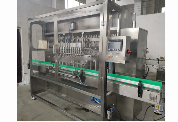 Factory price automatic 14 nozzles filling machine with CE ISO9001