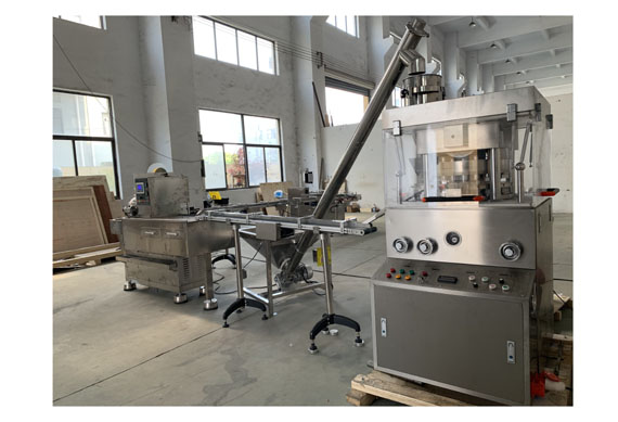 China factory compact powder press machines metal powder press machines with video