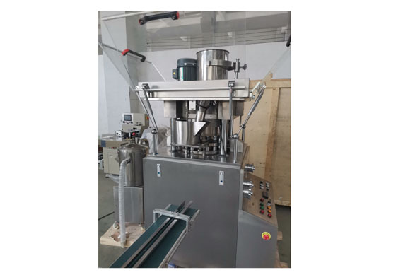 China factory compact powder press machines metal powder press machines with video