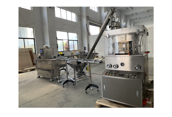 bouillon cube make pressing machine with video