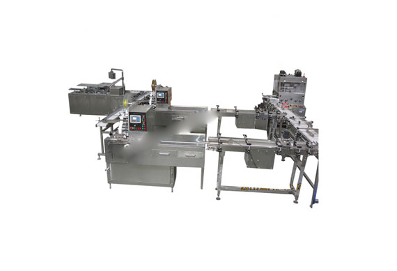 Compact powder press machines wrap machines automatically with video