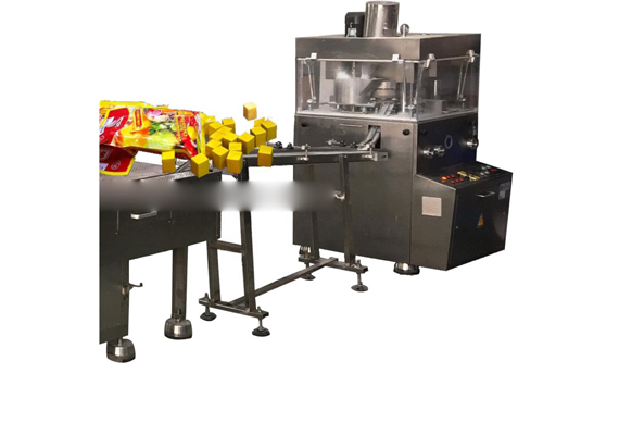 Shanghai factory Chicken Bouillon Cube Wrapping Machine Cube Wrapping Machine fold wrapping machine