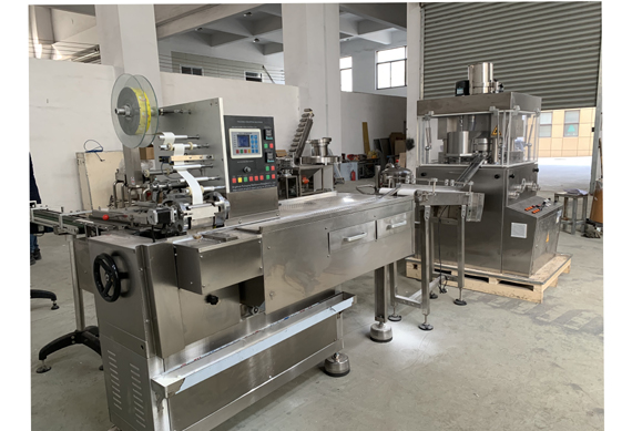 Shanghai factory Chicken Bouillon Cube Wrapping Machine Cube Wrapping Machine fold wrapping machine