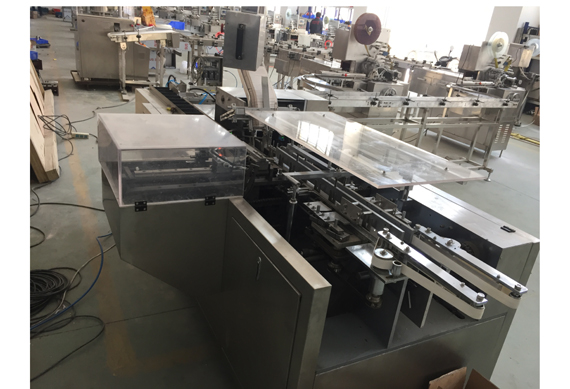 Shanghai factory chicken bouillon cube packing machine chicken bouillon cube pressing wrapping boxing machine