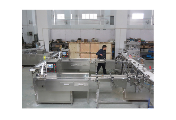 Shanghai factory chicken bouillon cube packing machine chicken bouillon cube pressing wrapping boxing machine