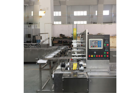 automatic green bean cake wrapping machine with CE ISO9001