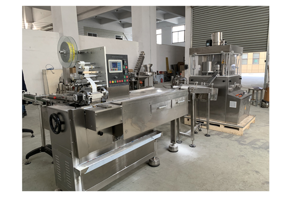 Automatic brown sugar Cube Fold Wrapping Packing machines from factory