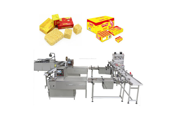 Folding Wrapping Packaging Machine for Compound Instant Seasoning Bouillon Cube