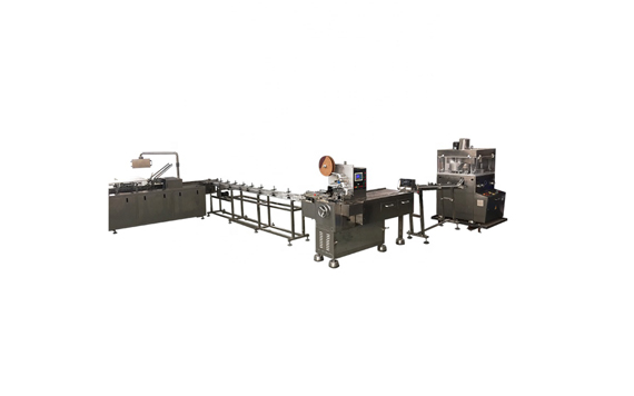 Shanghai factory bouillon cube press machine cube wrapping machine cube boxing machine with video