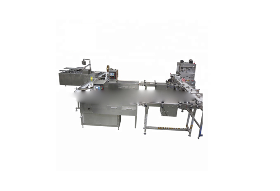 automatic chocolate fold wrapper Square chocolate foil wrapping machine food packing machine with video