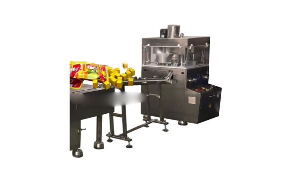 Automatic Halal bouillon cube chicken flavor Bouillon cube chicken halal cube press pressing wrapping boxing bagging machine