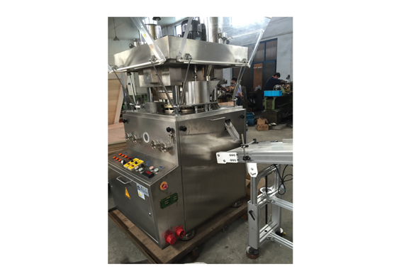 Main and Pre-pressing Rotary Bouillon chicken cube making machine