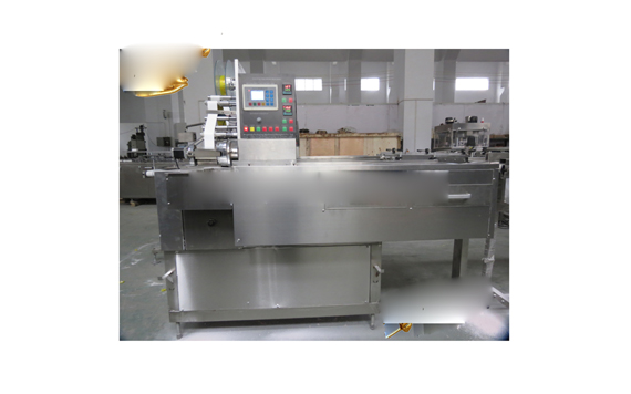 Automatic chicken bouillon cube packing pressing wrapping machine with carton machine