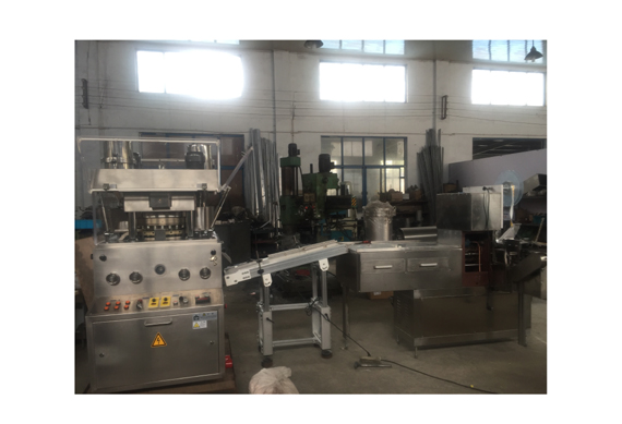 Chicken Cube pressing wrapping machines from china factory