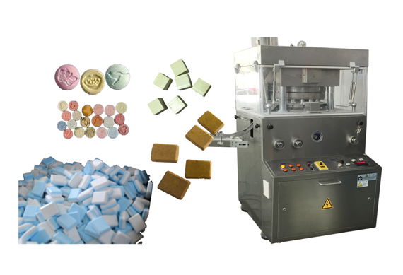 automatic press packing machine for dishwasher tablets