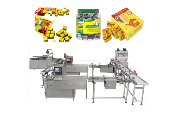 Shanghai factory stock cubes machine chicken bouillon stock cubes machine Making Packing Machine