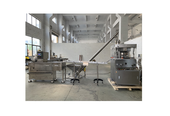 Automatic chicken bouillon cube press packaging machine chicken stock cubes processing machine