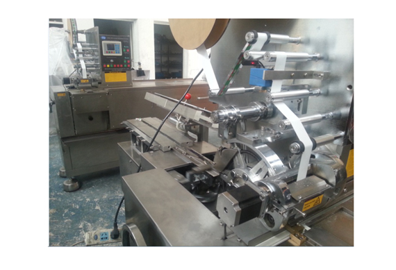 Automatic chicken cube wrapping machine with video