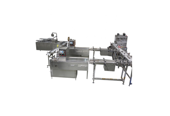 Automatic chicken pressing machine bouillon cube wrapping machine with video