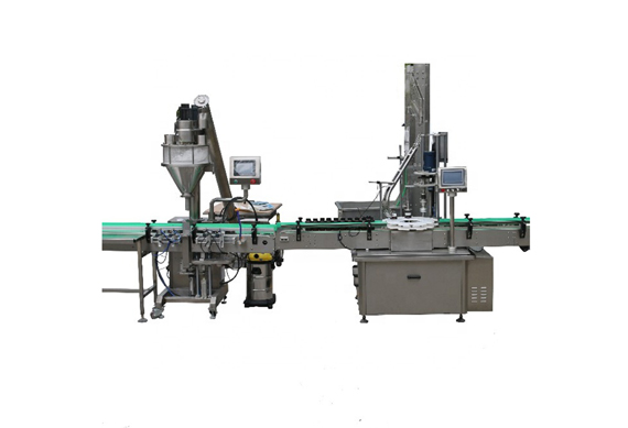 PLC control automatic vial powder filling machine less then 200g with video