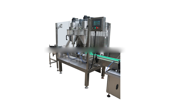 dry chili powder filling capping machine with CE ISO9001