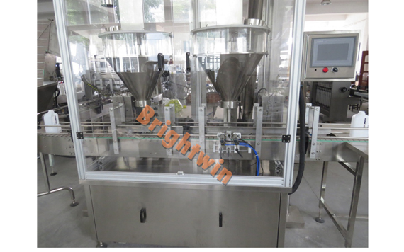 dry chili powder filling capping machine with CE ISO9001