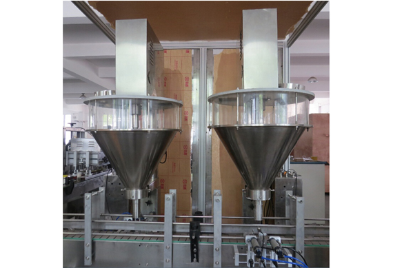 Automatic auger granule filling machine for plastic jars