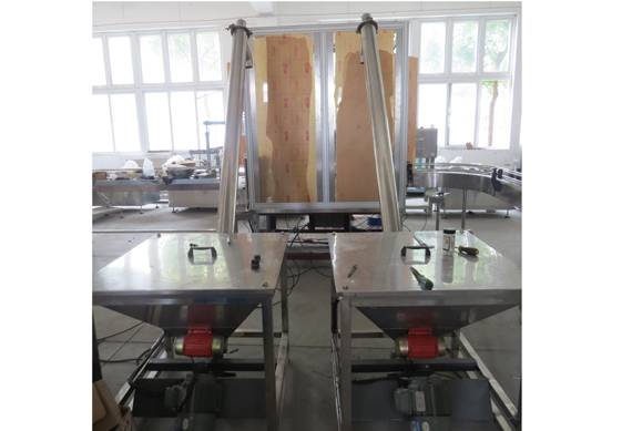 Automatic auger granule filling machine for plastic jars