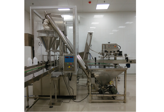 Automatic milk powder canning machine milk powder fill in the can