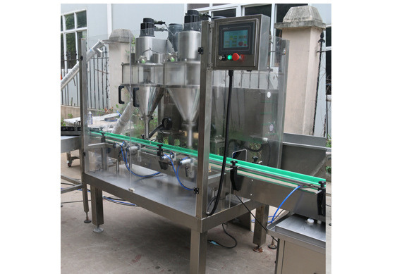 Automatic powder mixing weighing filling machine