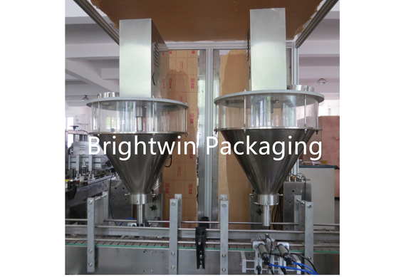 automatic dry ginger powder auger bottle filling machine