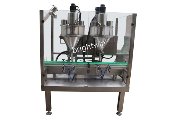 factory price automatic protein powder/spirulina powder filling capping machine